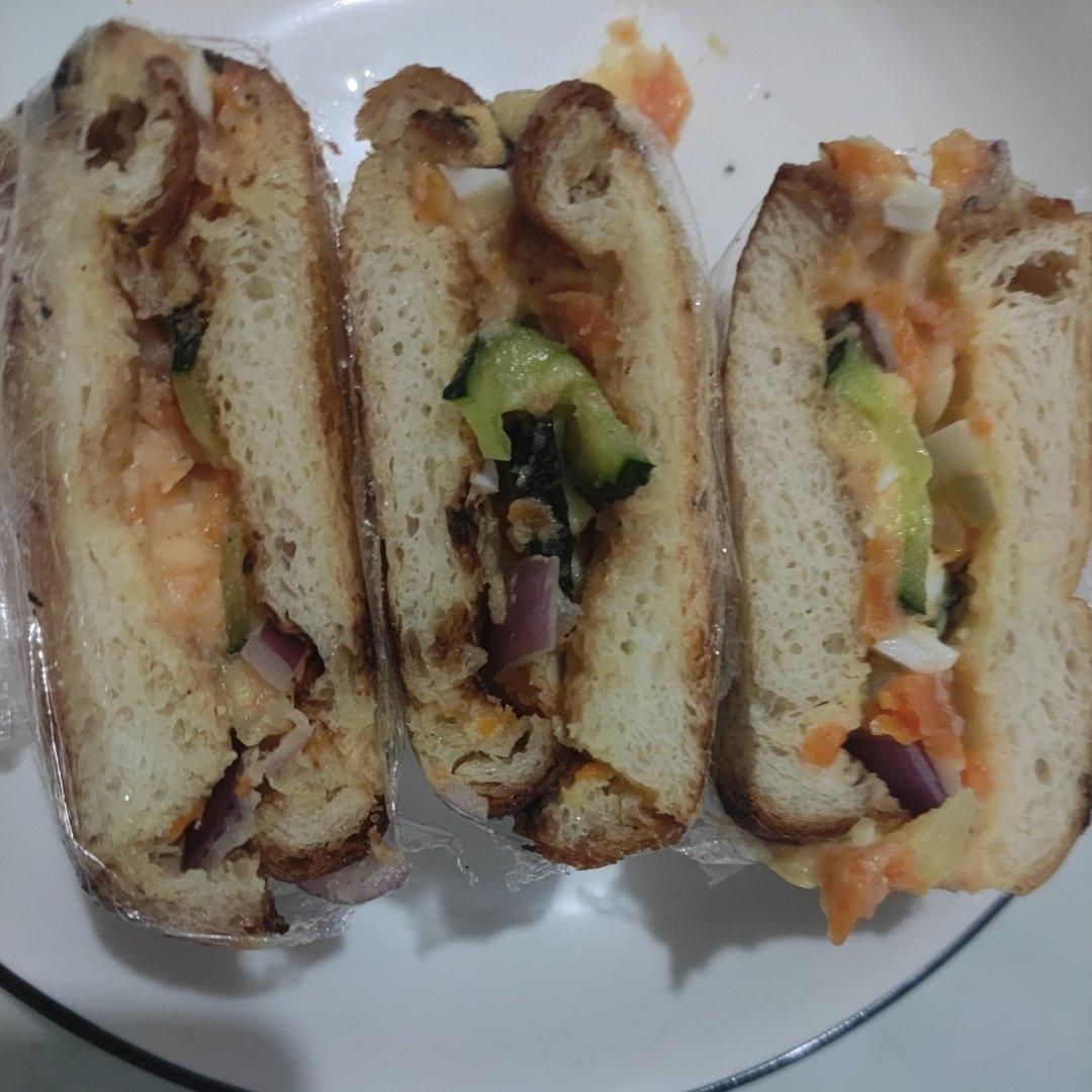 健康早餐🥣 | 日式土豆泥沙拉三明治🥪