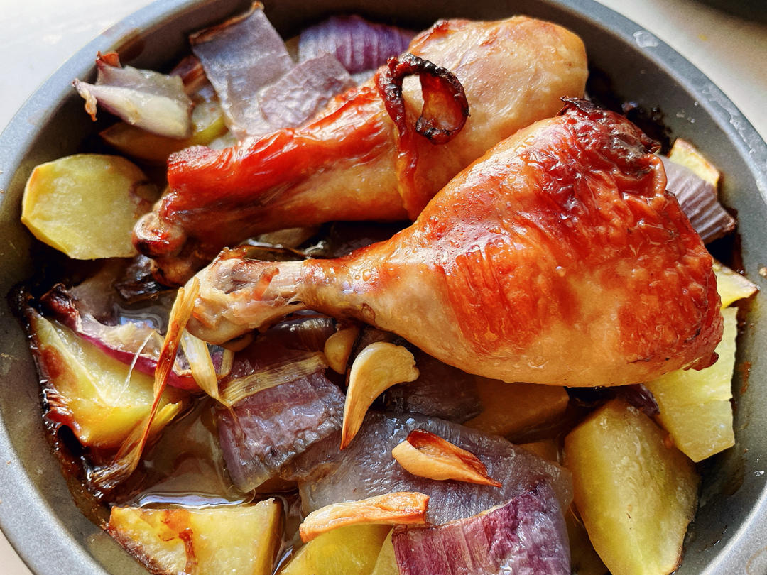 烧烤鸡腿（烤箱版）