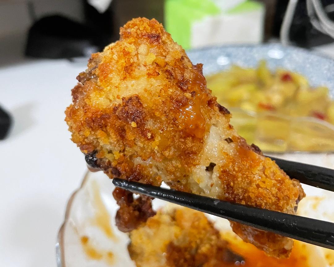 🅾️油蒜香炸鸡翅根-超酥脆不可能失误版（空气炸锅）