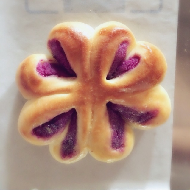 紫薯四叶草面包（汤种法）