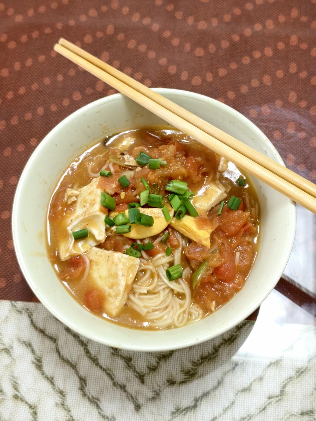 十来分钟做好/番茄鸡蛋面🍜