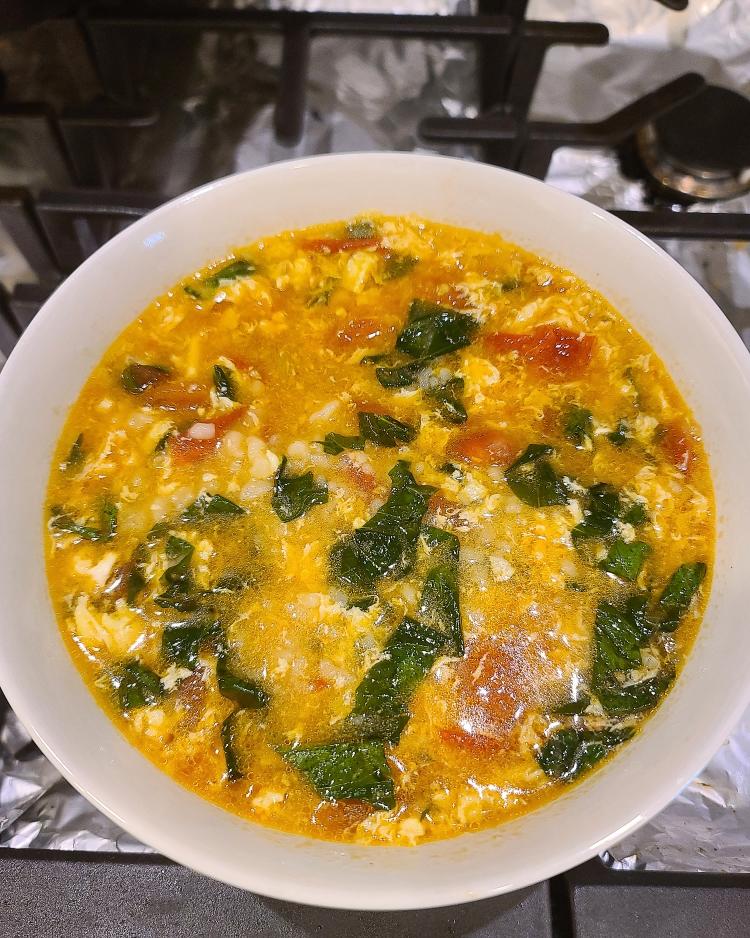 👩‍🍳番茄鸡蛋疙瘩汤〈家常菜〉的做法