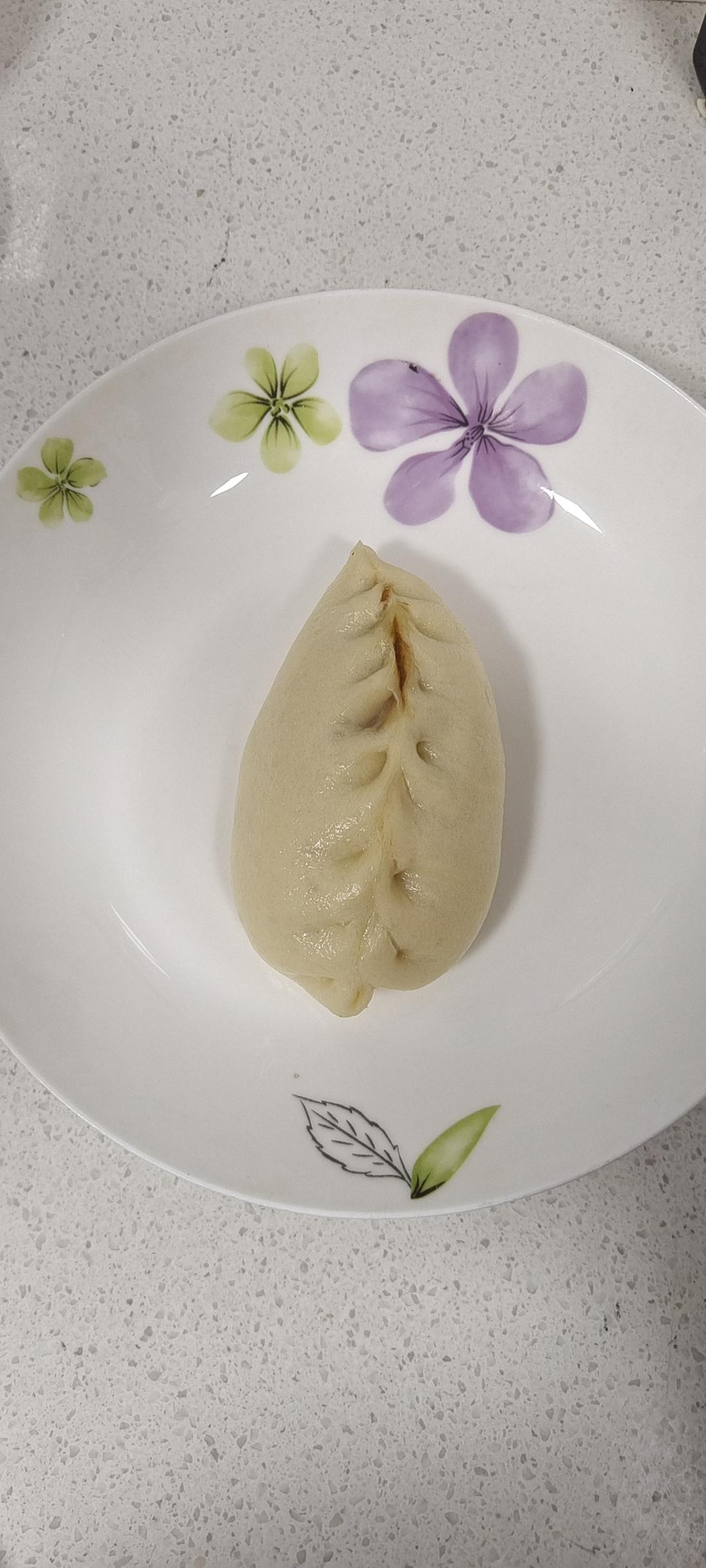 紫菜馅肉包子