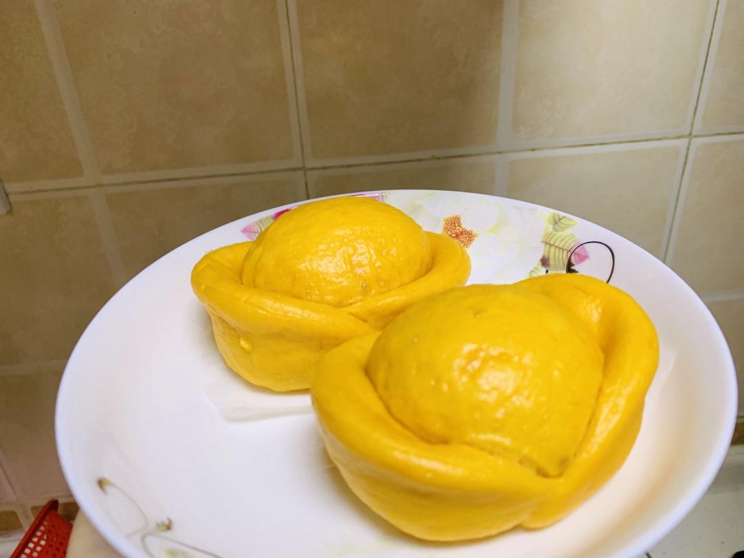 不一样的南瓜金元宝馒头