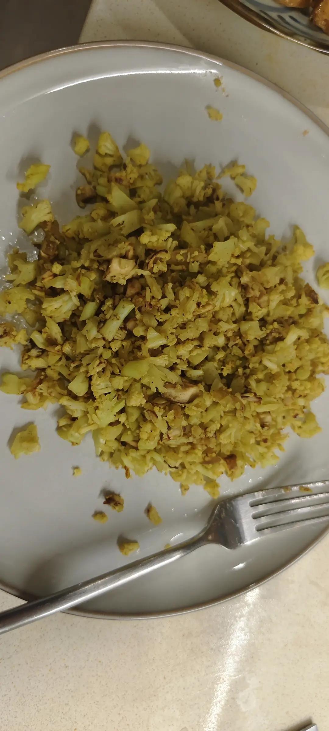 健身抗糖化 | 低卡路里抗炎花菜饭 cauliflower rice