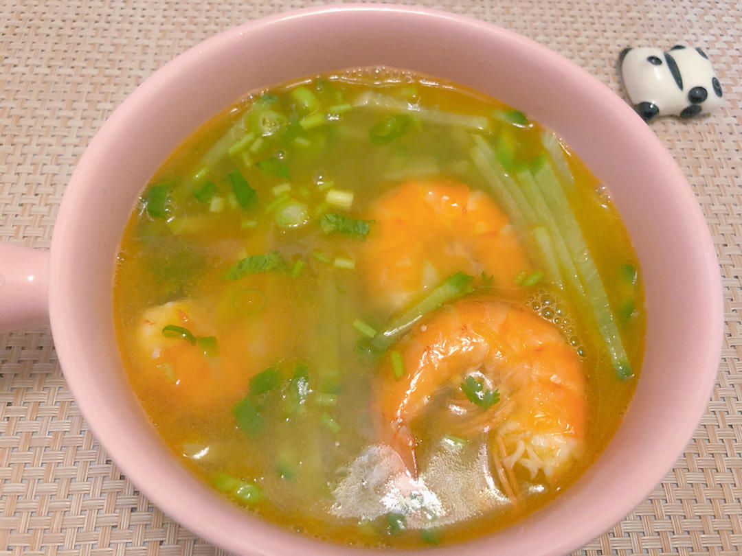 萝卜丝鲜虾汤