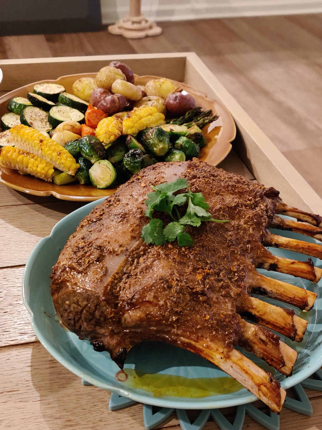 超好吃的烤羊排烤箱版