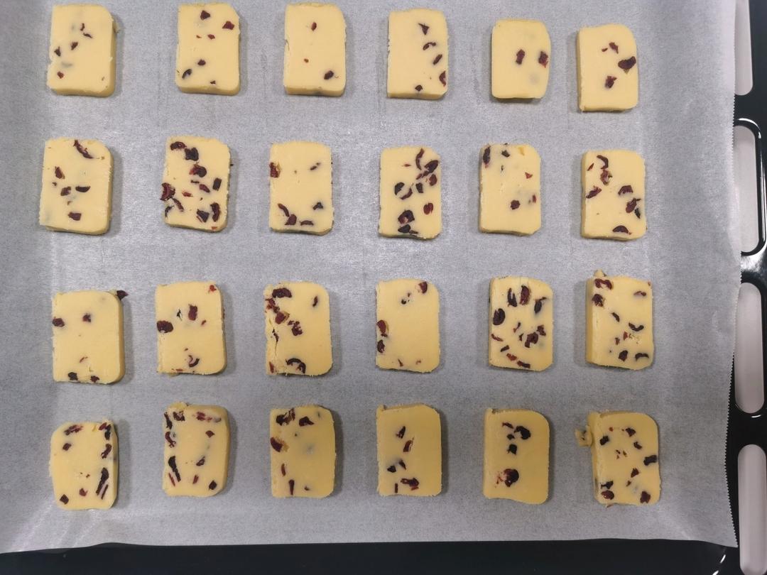 蔓越莓曲奇饼干 最最最简单的黄油饼干