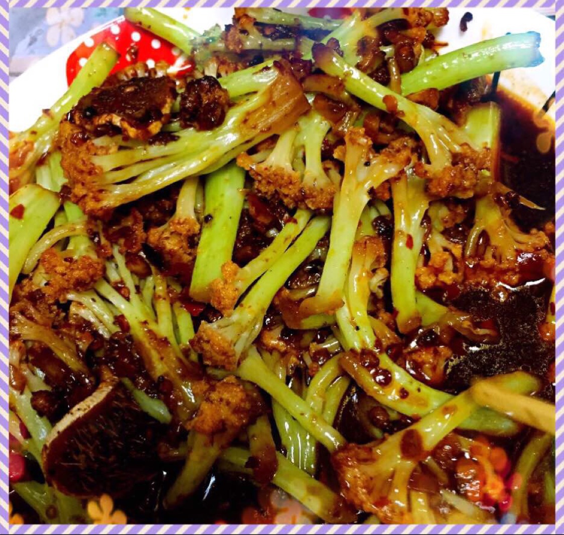 很“浪费”米饭的家常菜之一-------干锅菜花