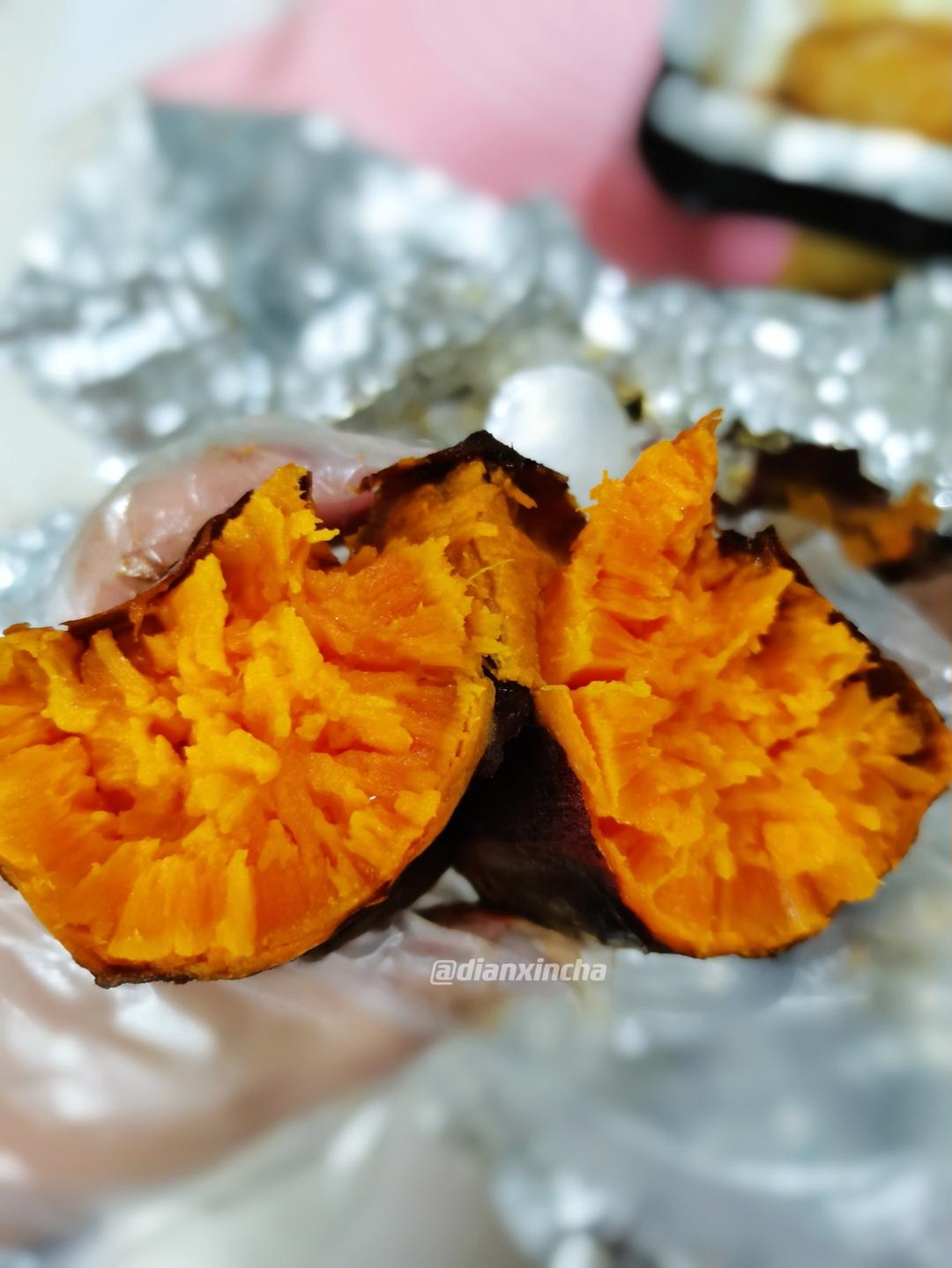 【烤箱版烤红薯】