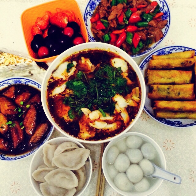 黄芽菜肉丝春卷