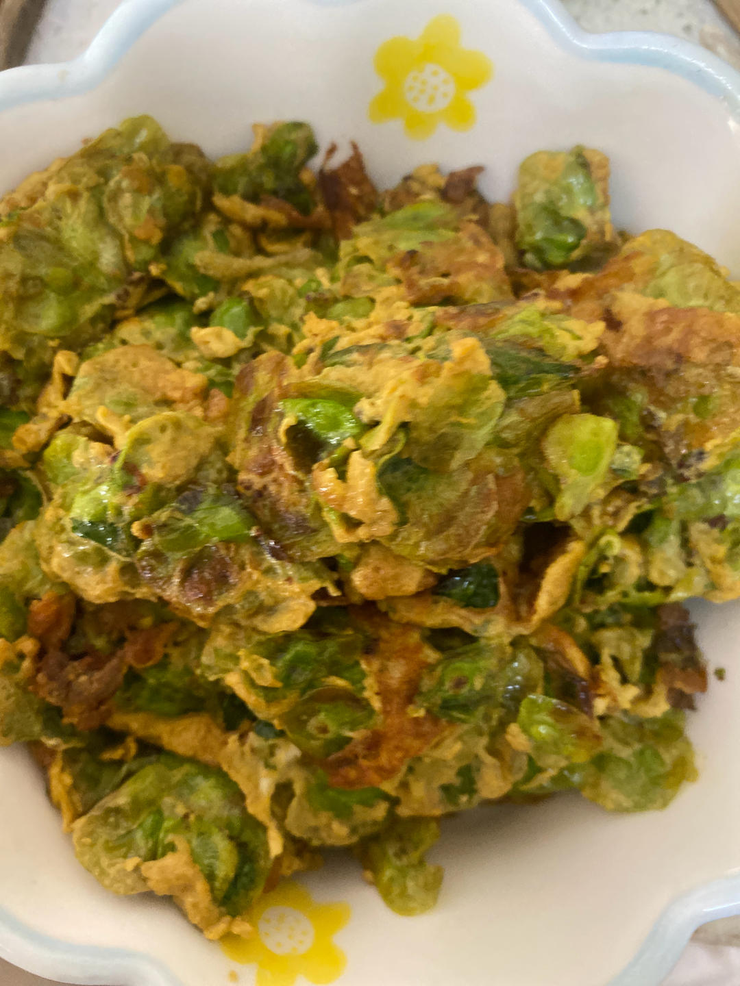 榆树钱鸡蛋饼
