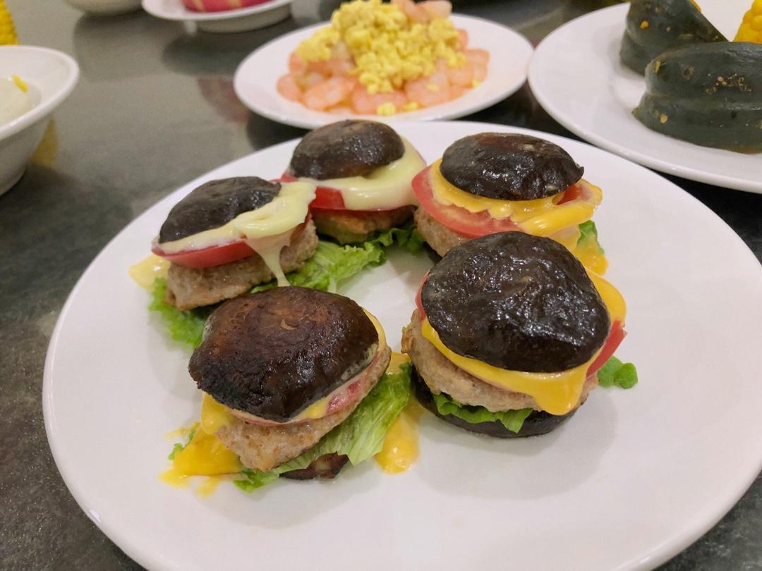香菇迷你汉堡🍔