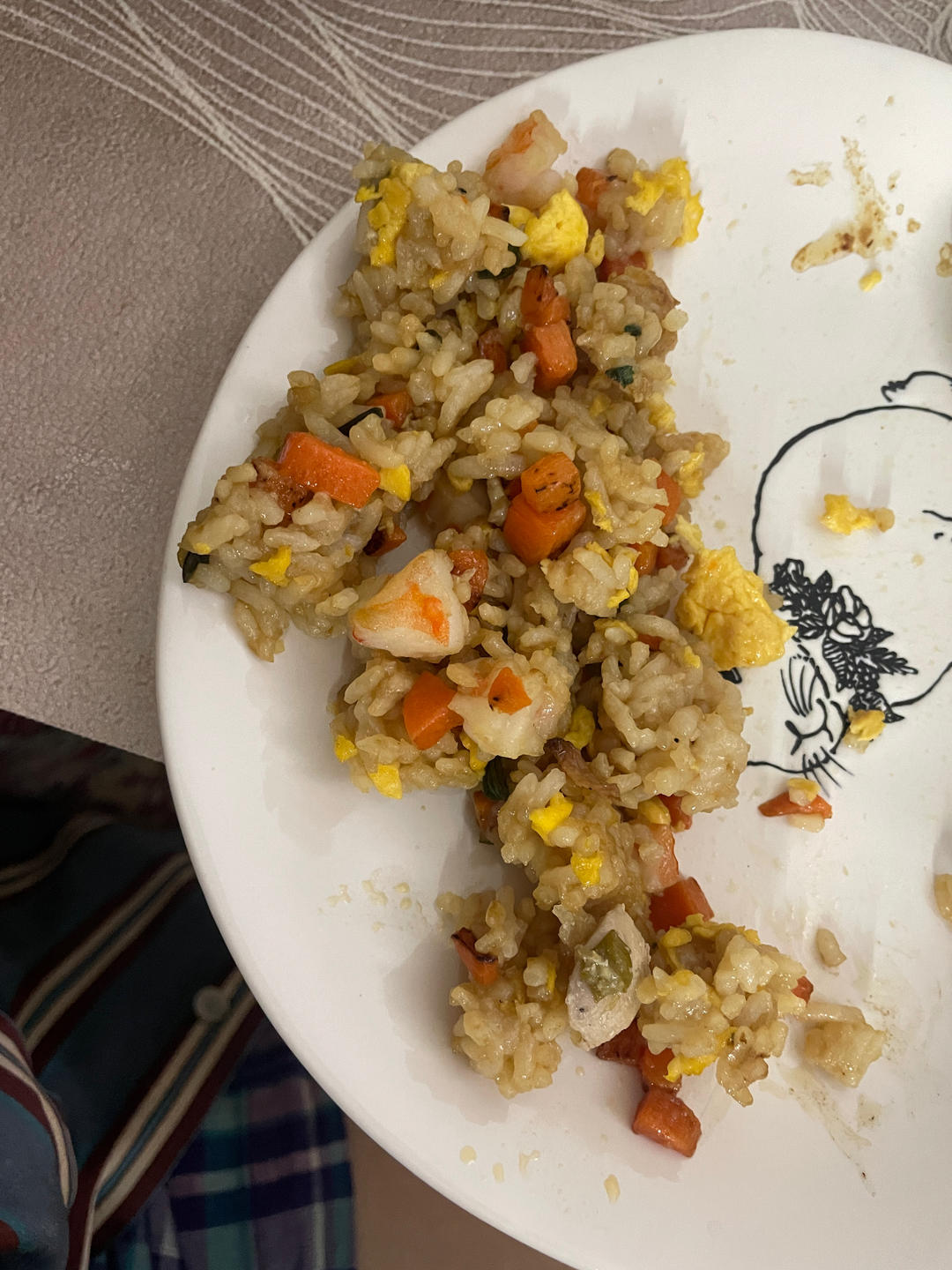 豪华版虾仁炒饭🍤