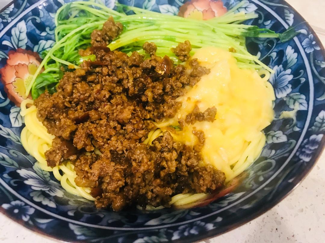 干溜豌杂面