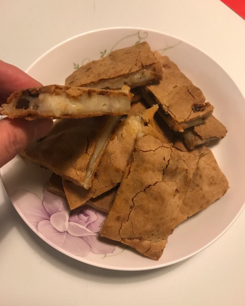 ✧深夜烘焙✧快手香蕉烤年糕