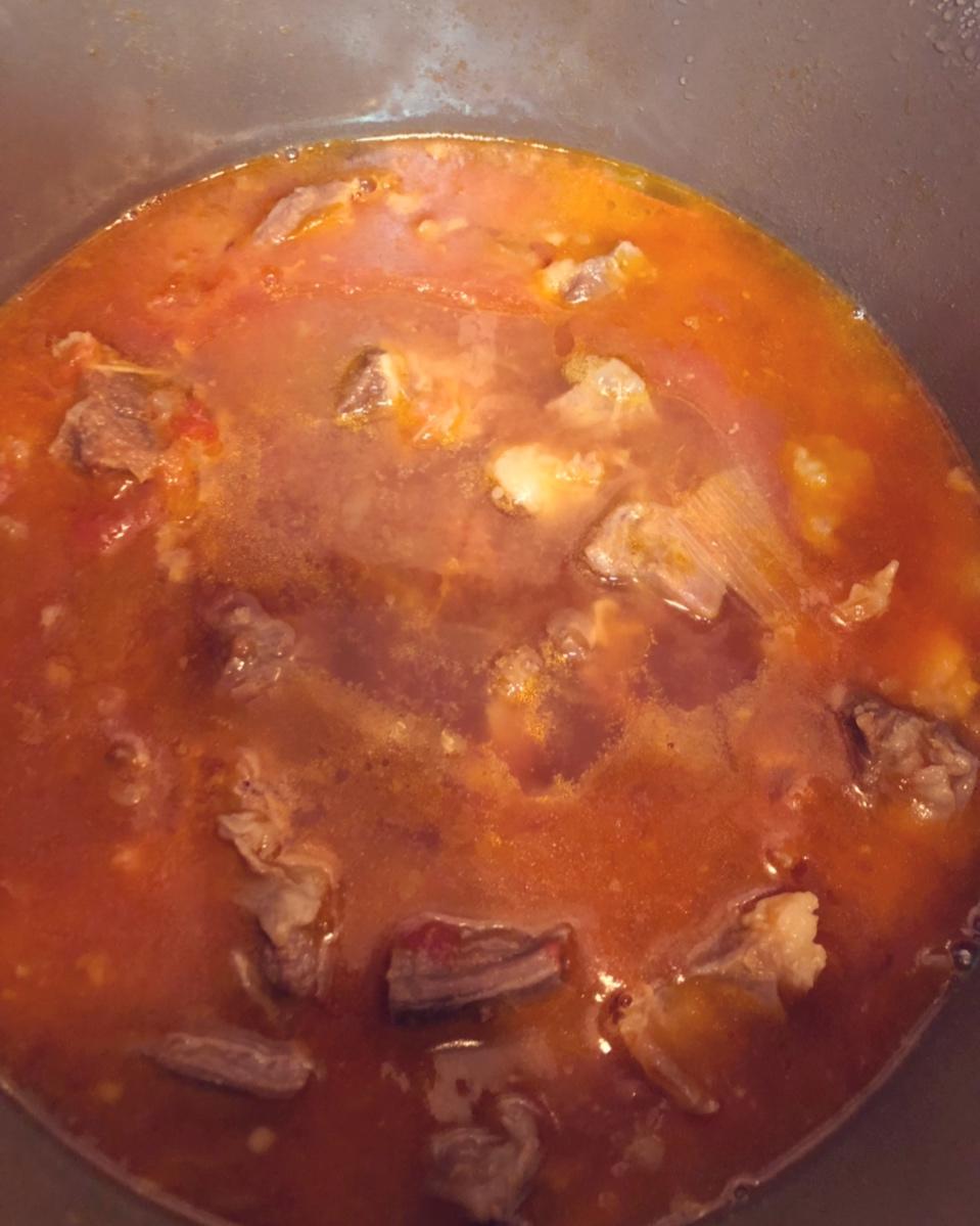 番茄土豆炖牛腩