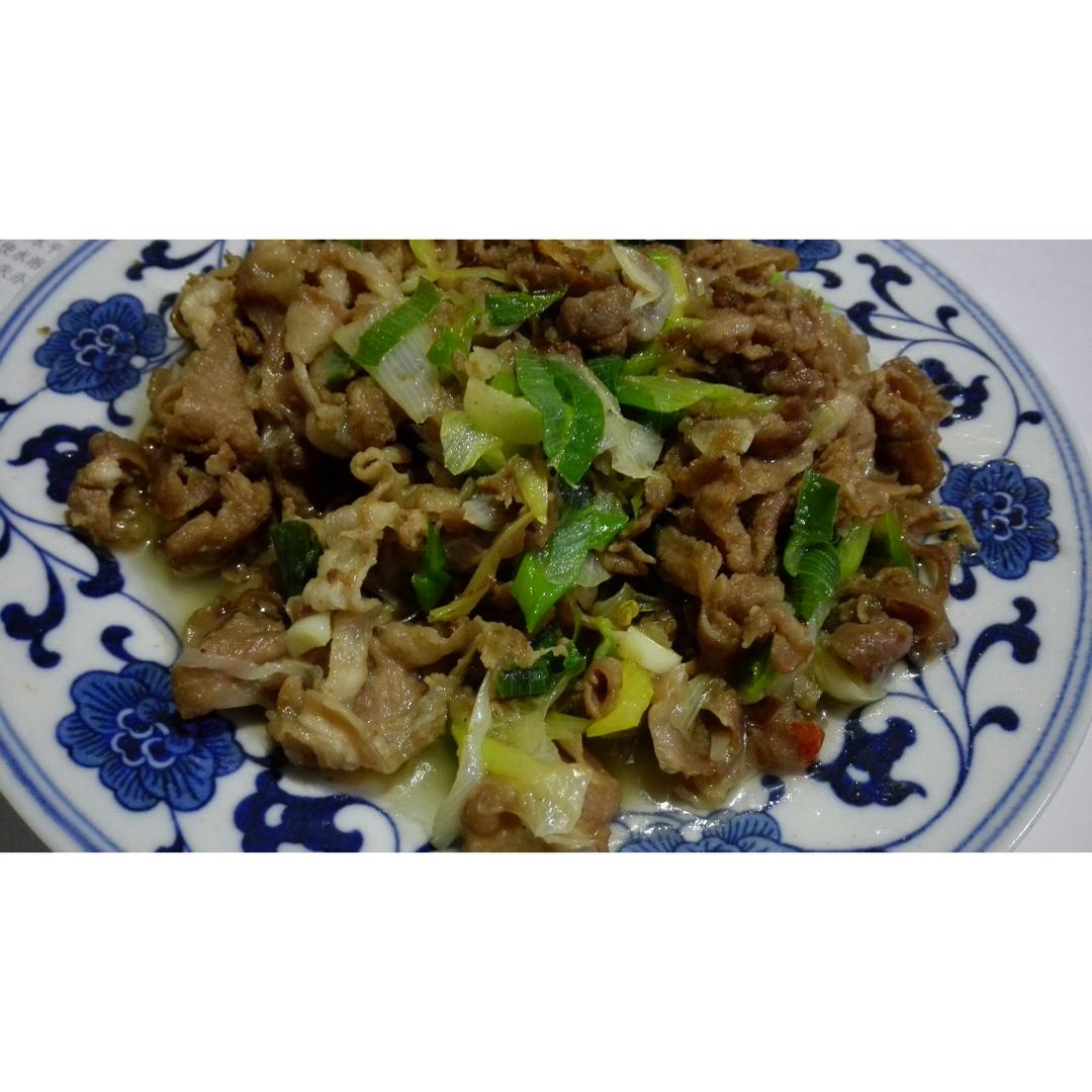葱爆羊肉