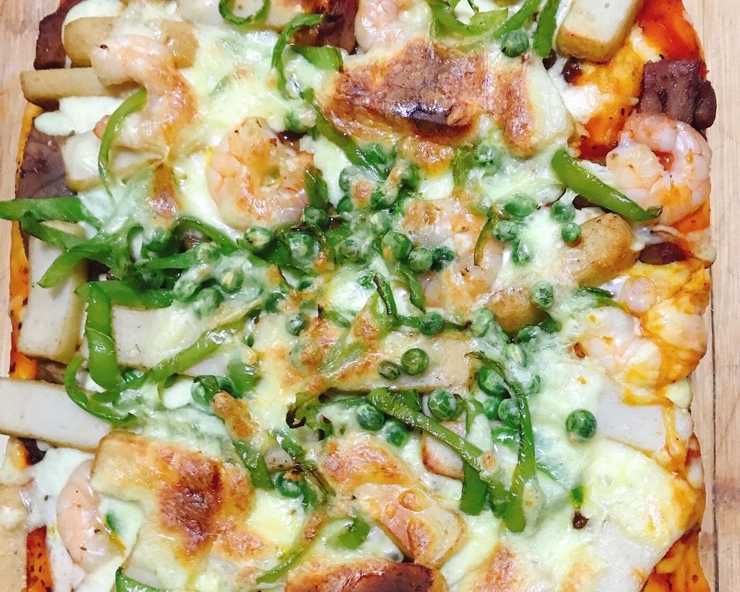 超级美味的家庭版必胜客披萨～