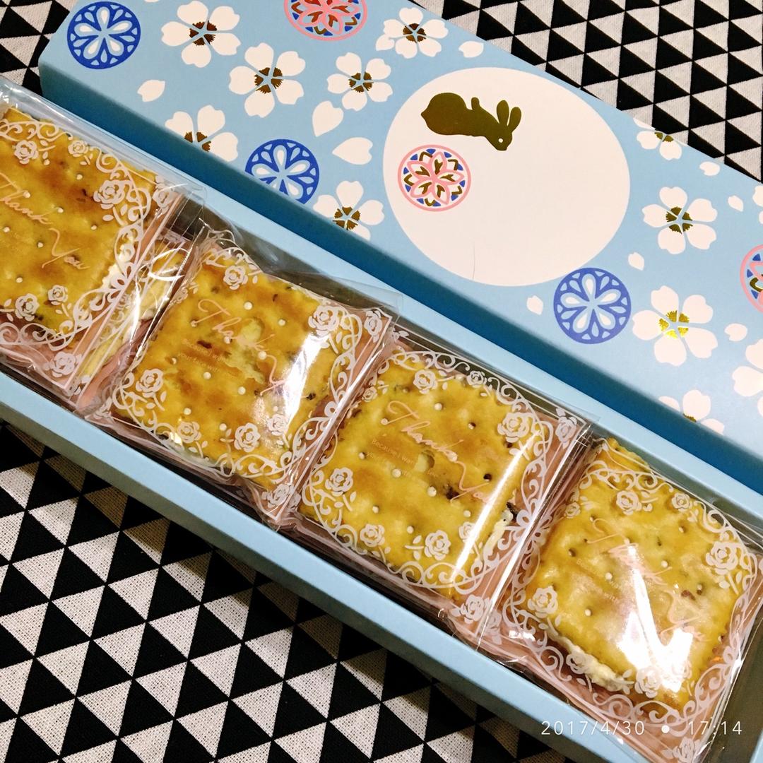 冬天也能拉丝的【蔓越莓牛轧糖饼干】快手棉花糖版