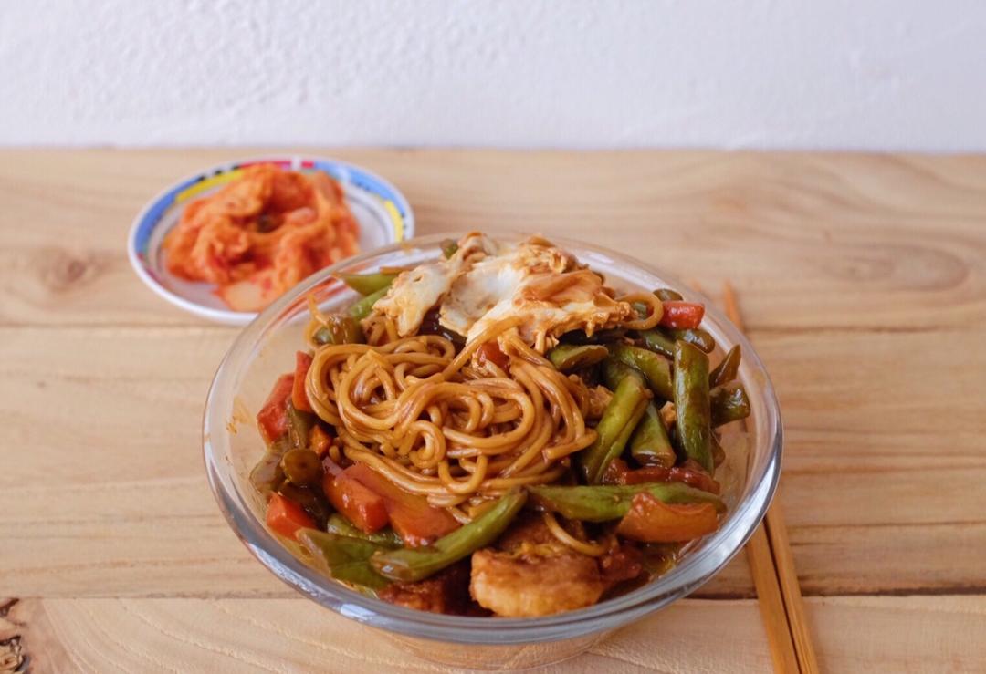 豆角焖面
