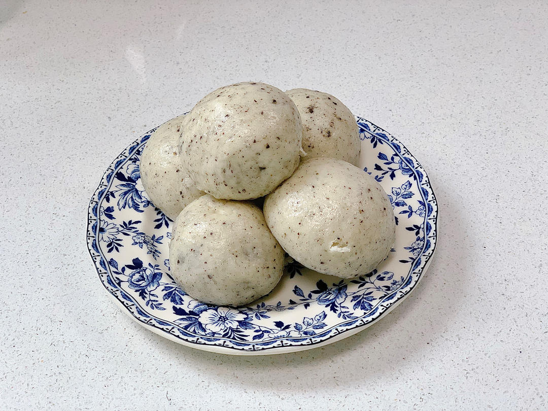 超级好吃的黑芝麻糖包