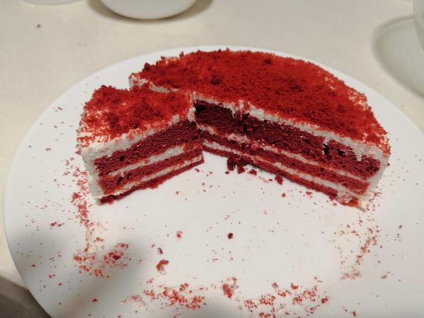 【红丝绒蛋糕 RED VELVET CAKE 8寸图片】Janedu_下厨房