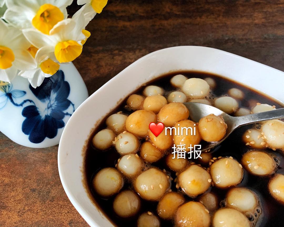 橙香汤丸的做法