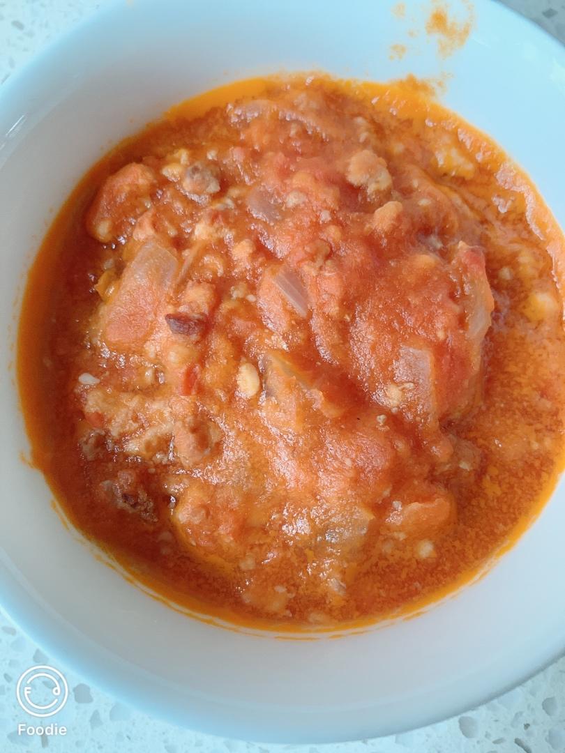 （完胜必胜客的）番茄肉酱意大利面～