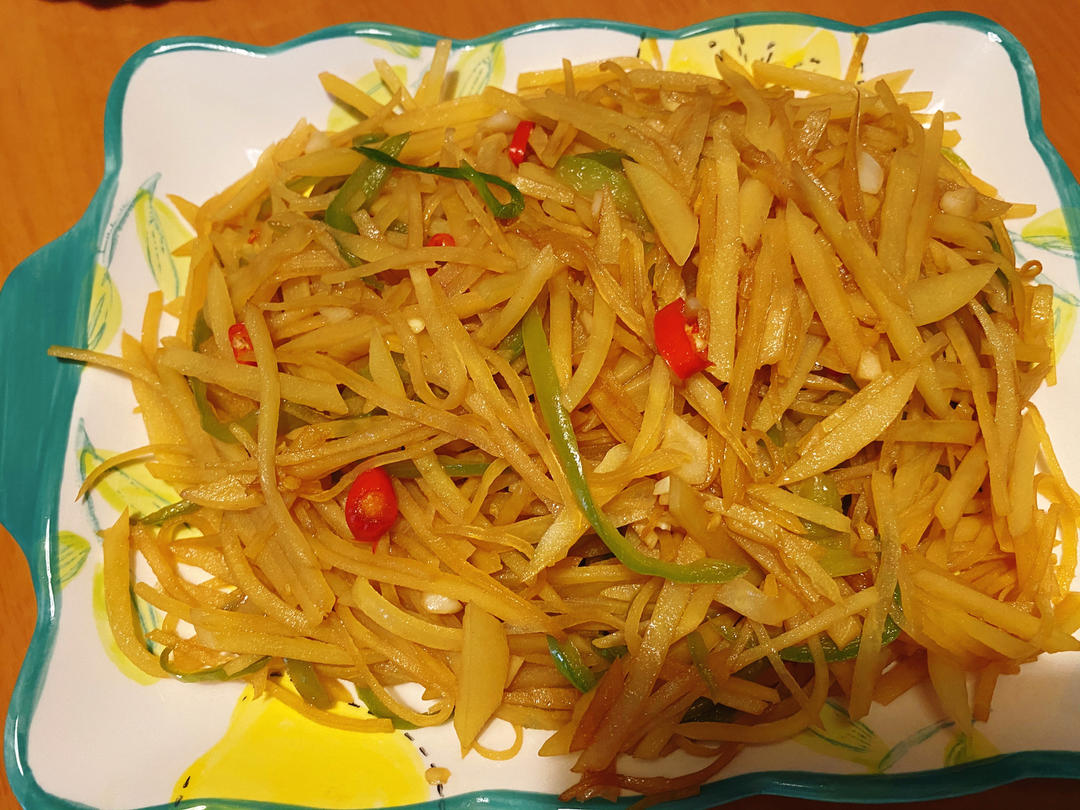 超级无敌下饭菜～酸辣土豆丝