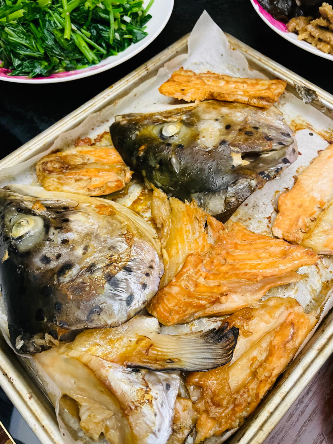 大和风味之盐烤三文鱼头