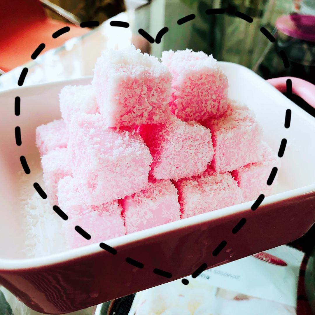 少女心爆棚的火龙果牛奶小方