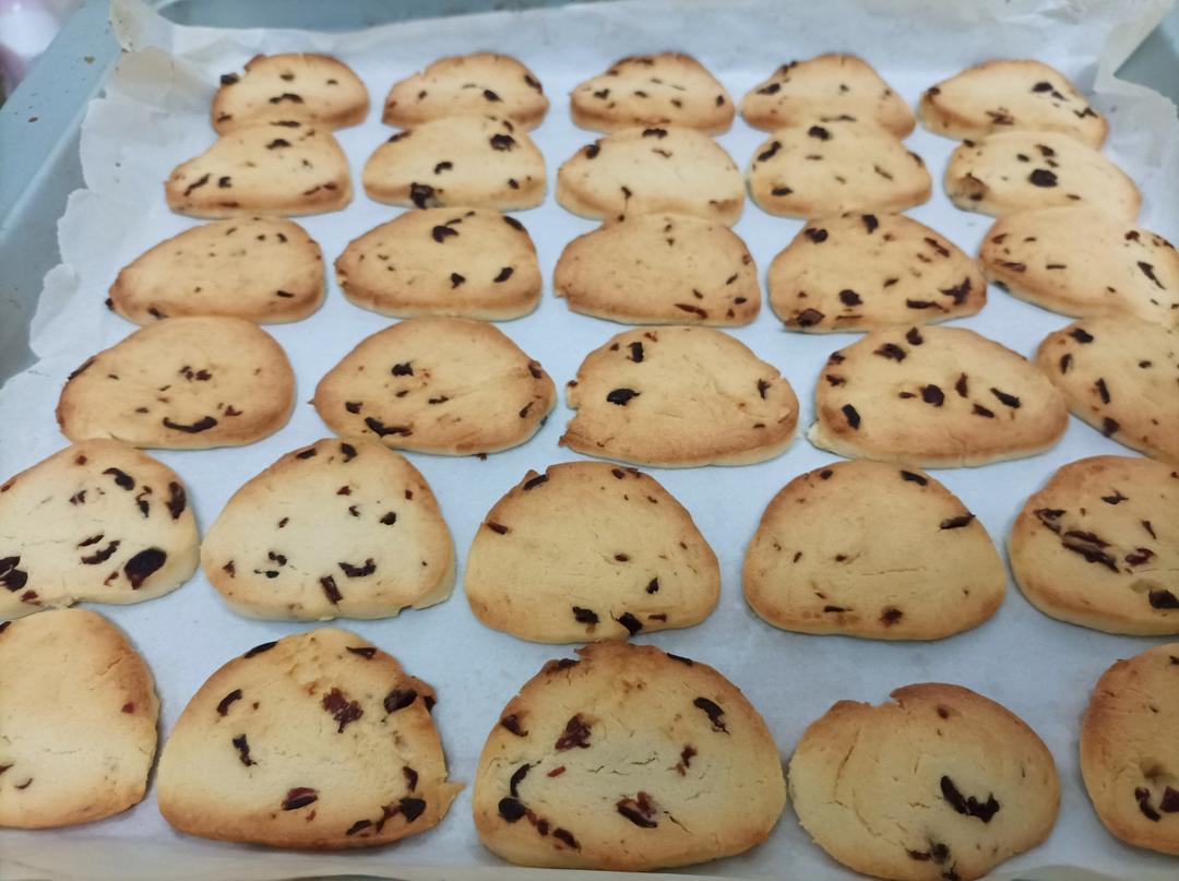 蔓越莓饼干（无需打发）