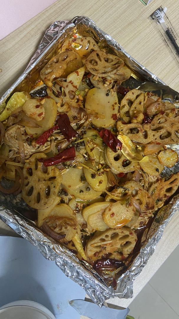 重庆烤鱼(烤箱版)爆好吃，爆简单