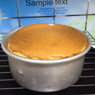 6寸原味戚风蛋糕