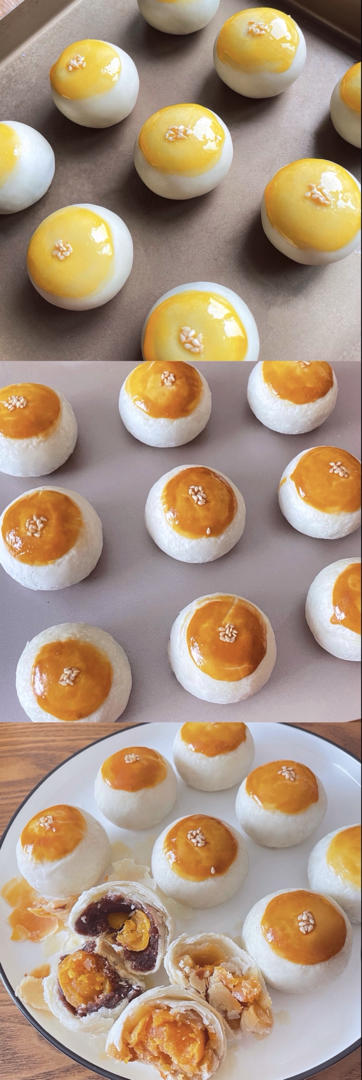 免揉免松弛超快手不破酥不混酥的蛋黄酥—新手一看包会