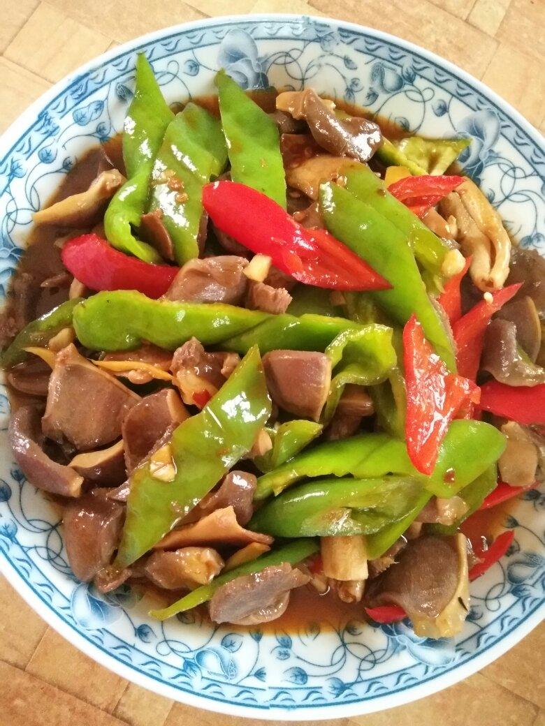 小炒鸭胗