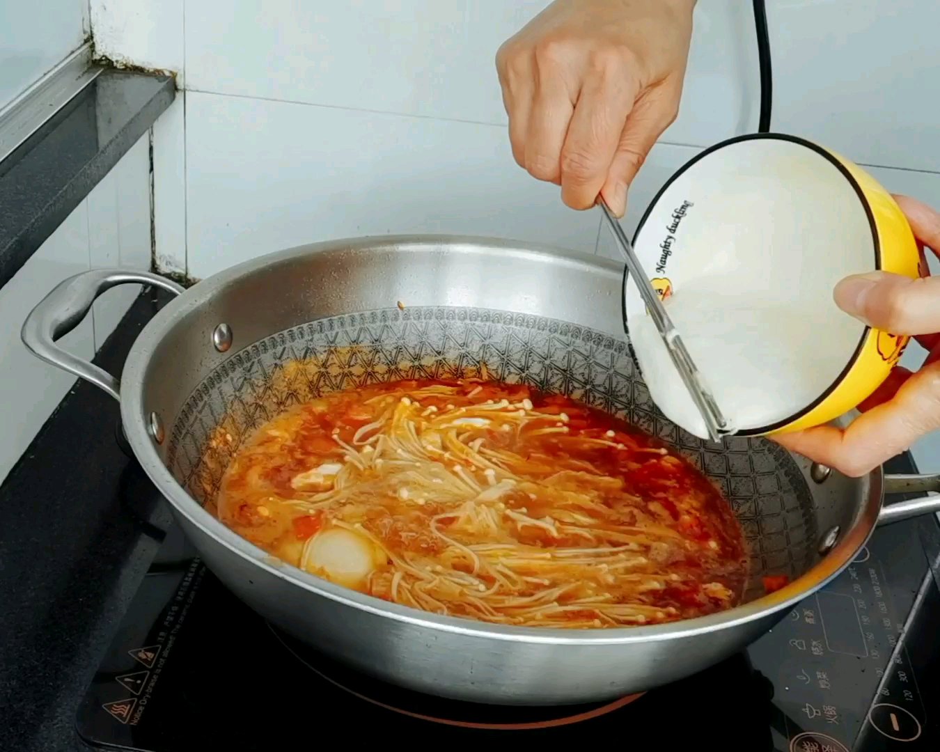 面鱼疙瘩汤的做法 步骤10