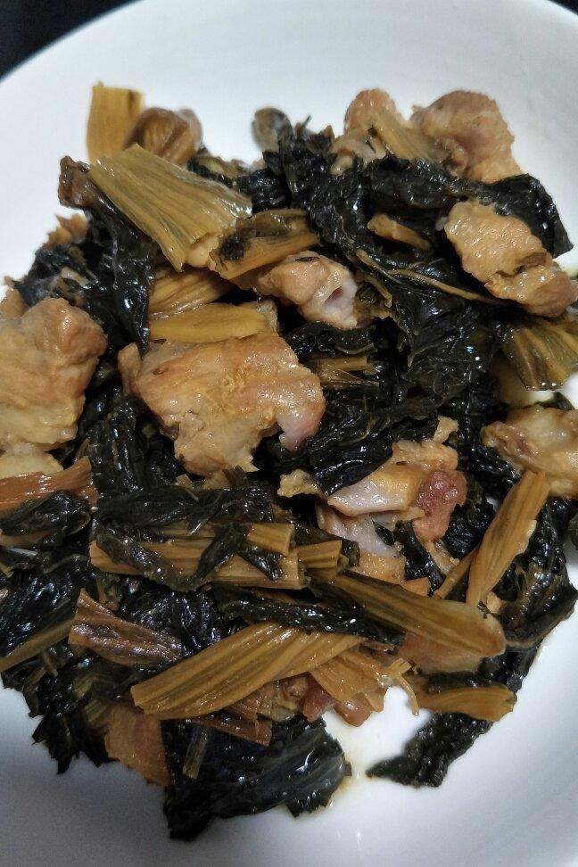 萝卜干烧肉