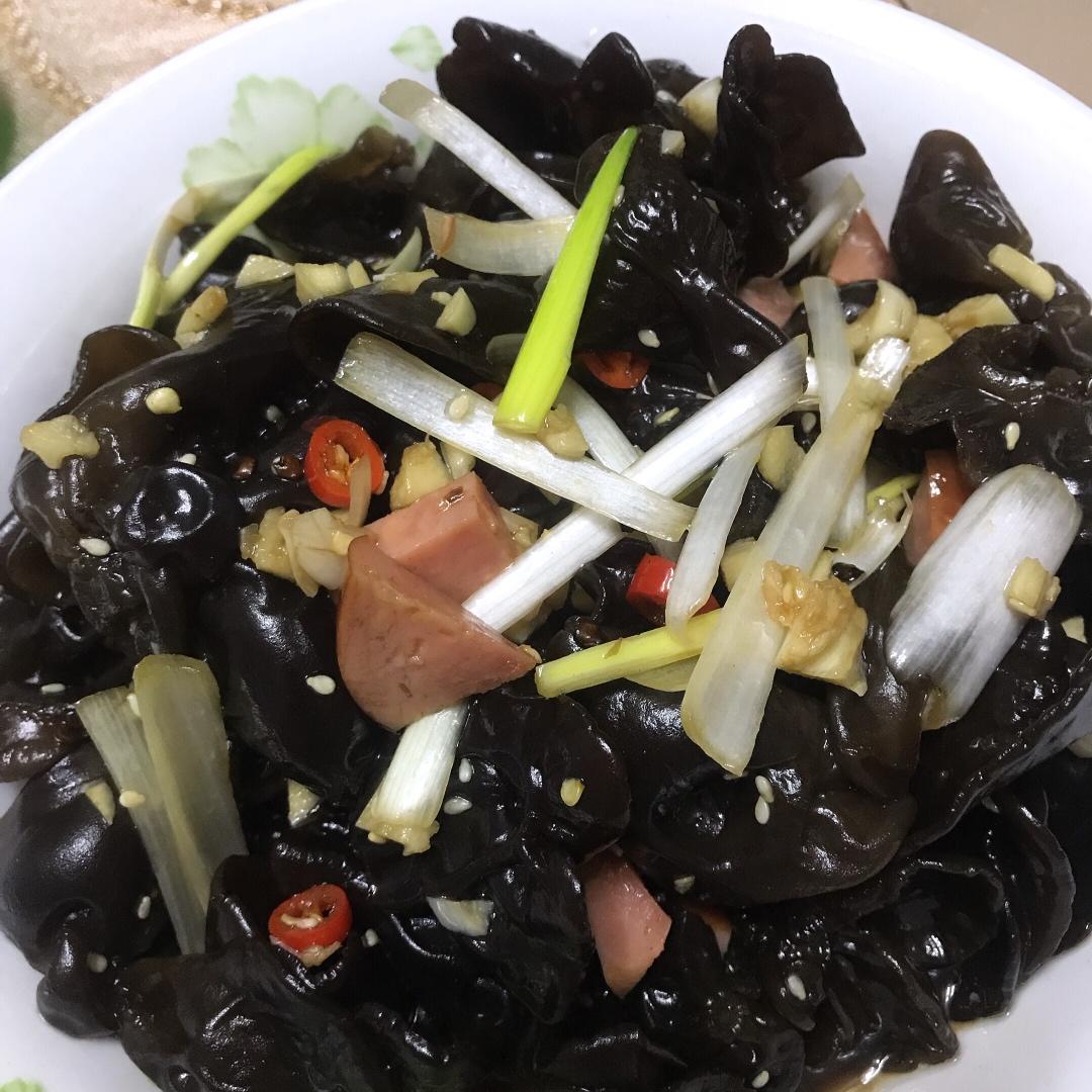 爽口拌木耳