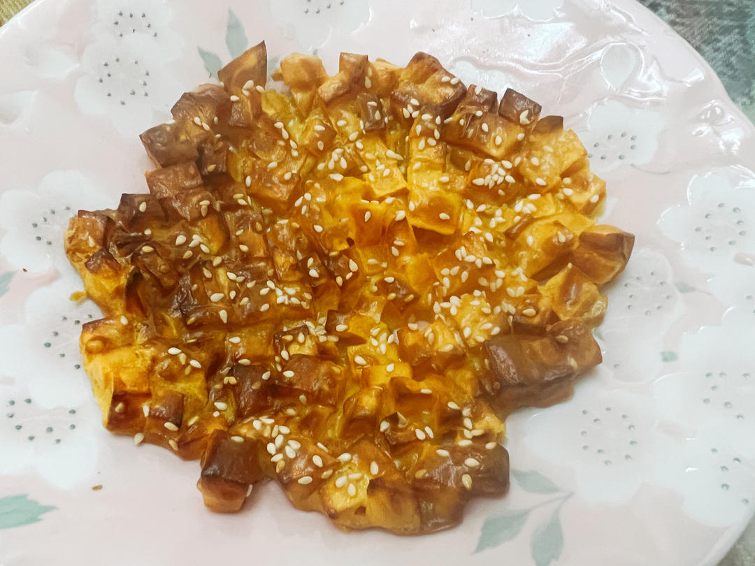 低卡无油红薯小饼🍠空气炸锅
