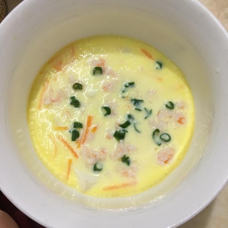 宝宝辅食：虾仁豆腐蛋羹的做法