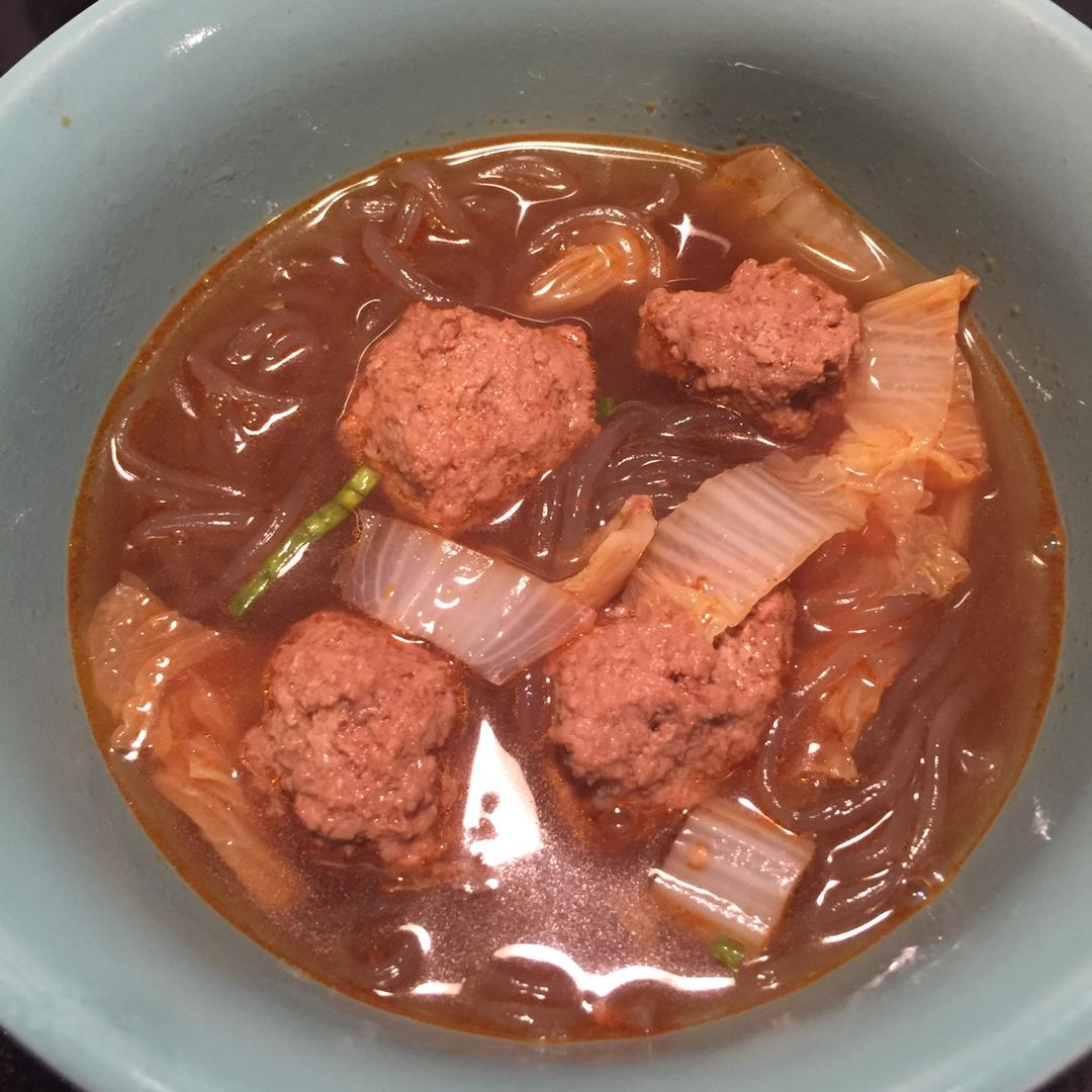 肉丸粉丝汤