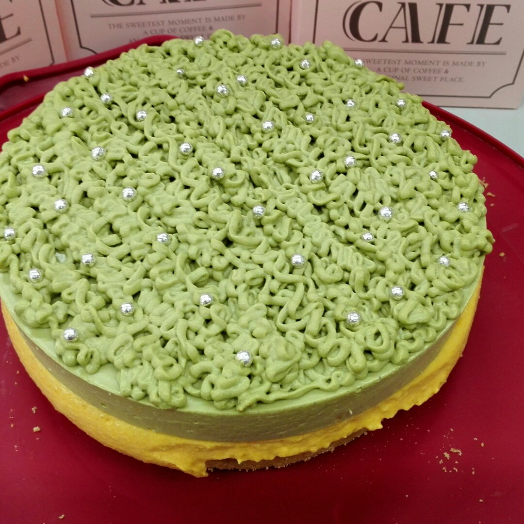 巧克力抹茶慕斯蛋糕