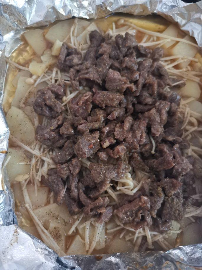 烤箱做嫩牛肉--锡纸牛肉