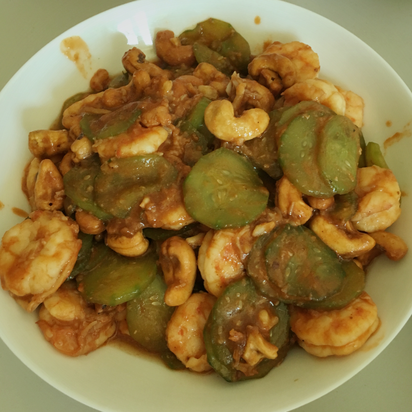 三色炒虾仁