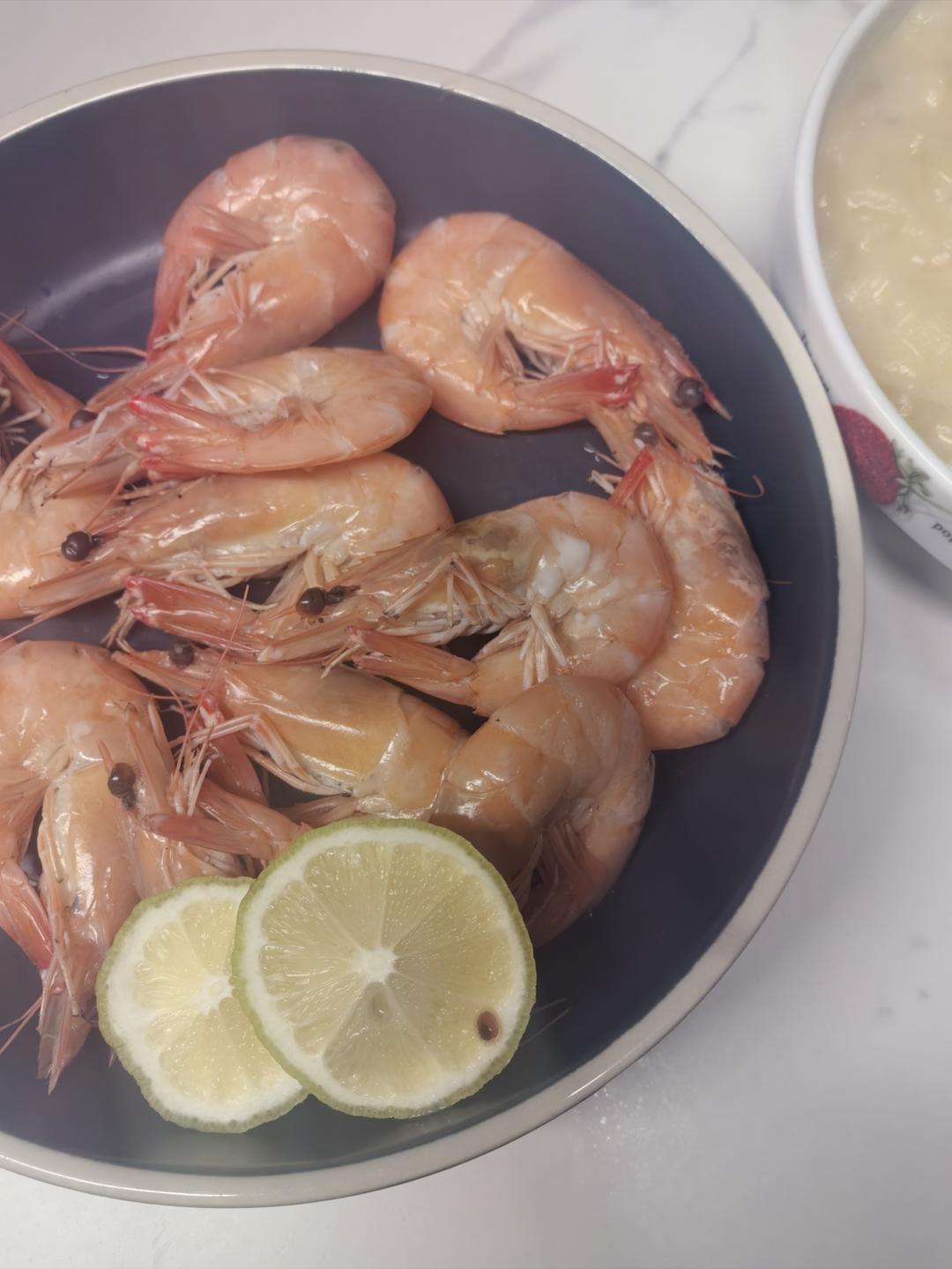 最简单的白灼虾（水煮）盐水基尾虾
