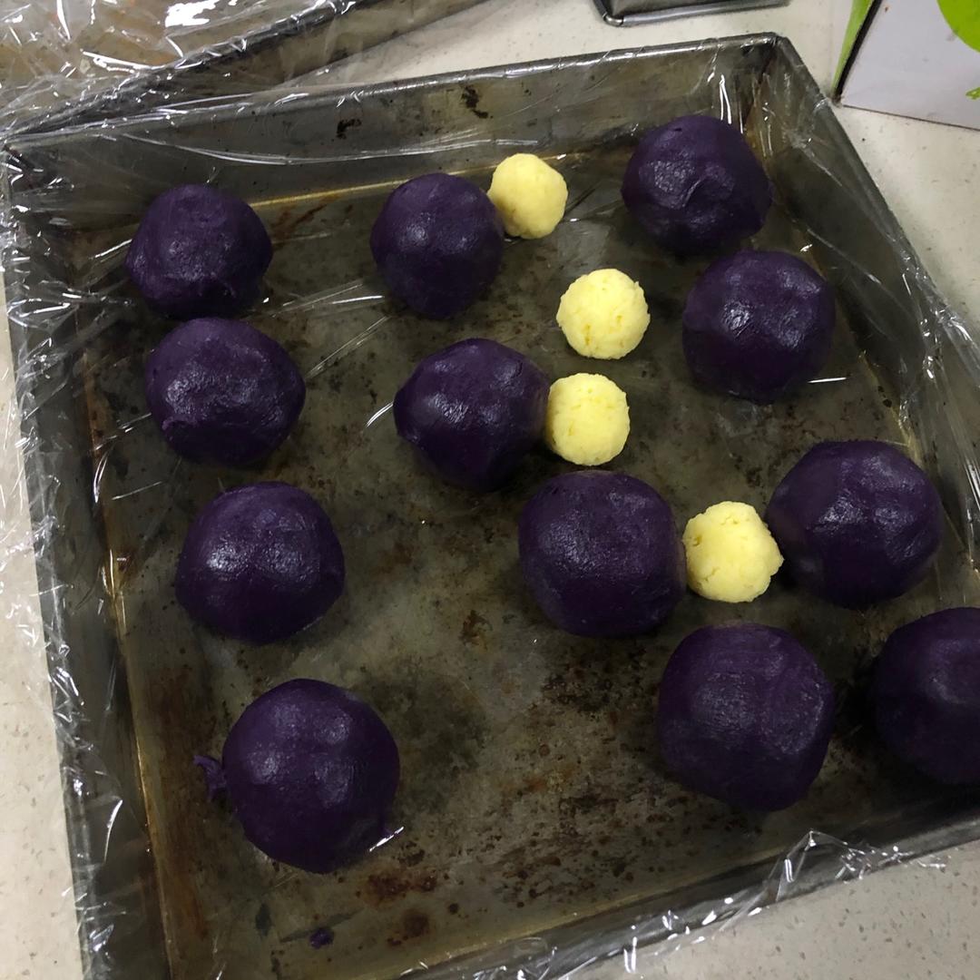 【爆浆紫薯仙豆糕】