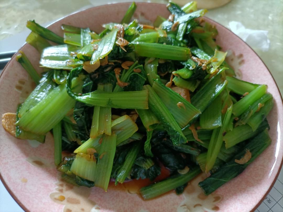 超级好吃的虾皮小白菜