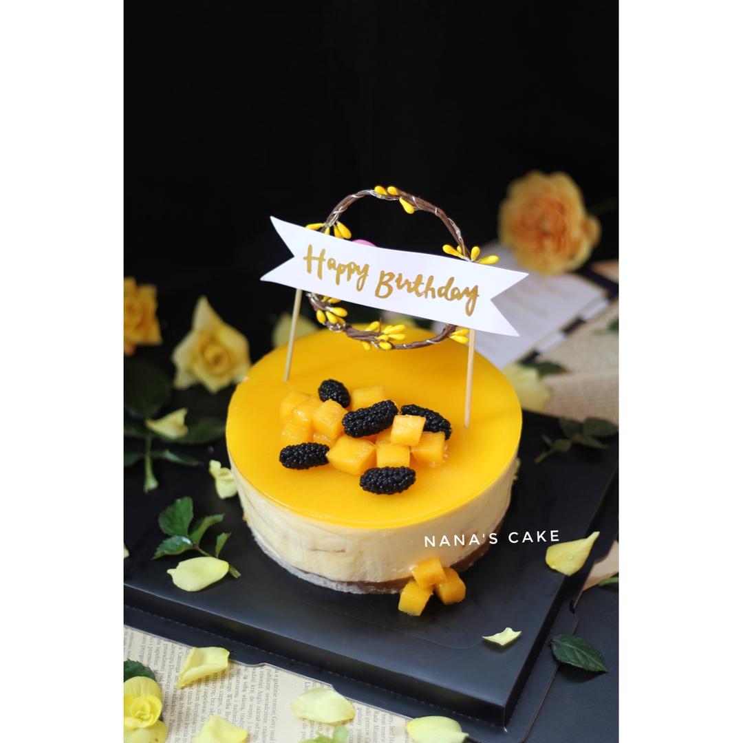 【视频】芒果慕斯（6寸） | 含镜面果胶配方